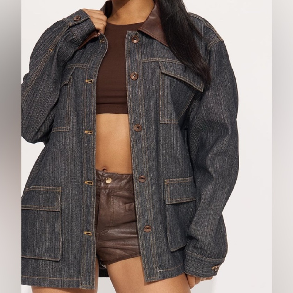 BRAND NEW - oversized Jean jacket